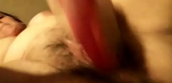  Fucking my pussy and ass and eating my own grool